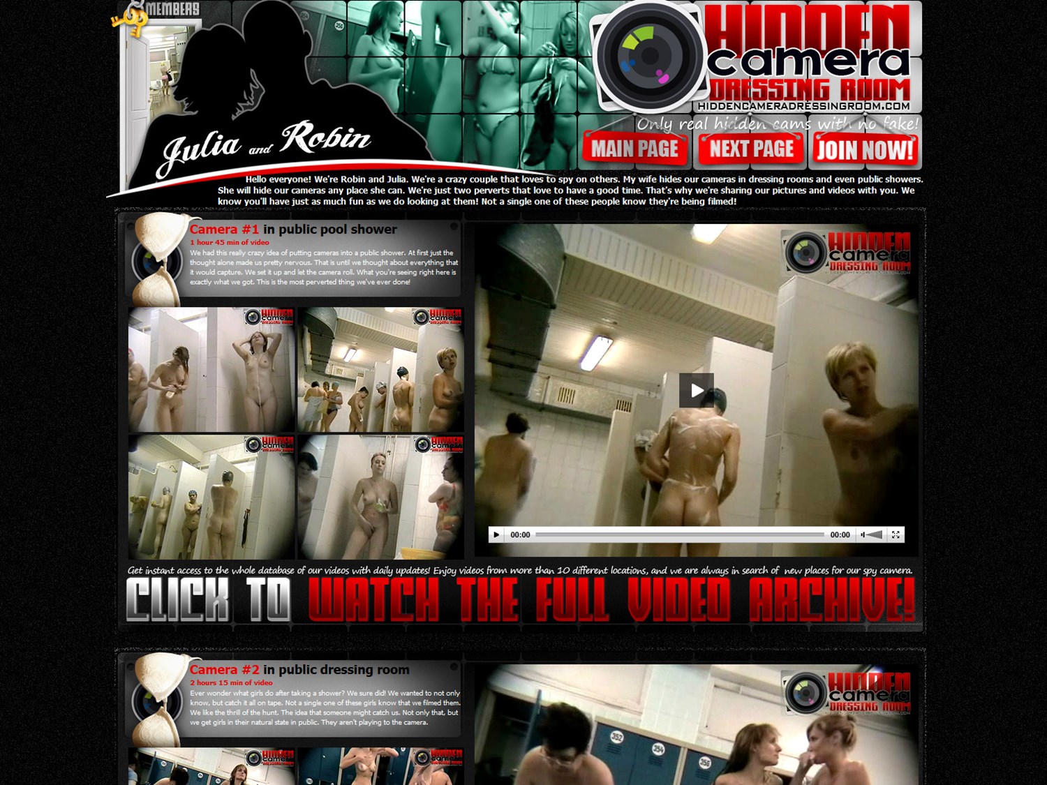 Hidden Camera Dressing Room site information | x3guide